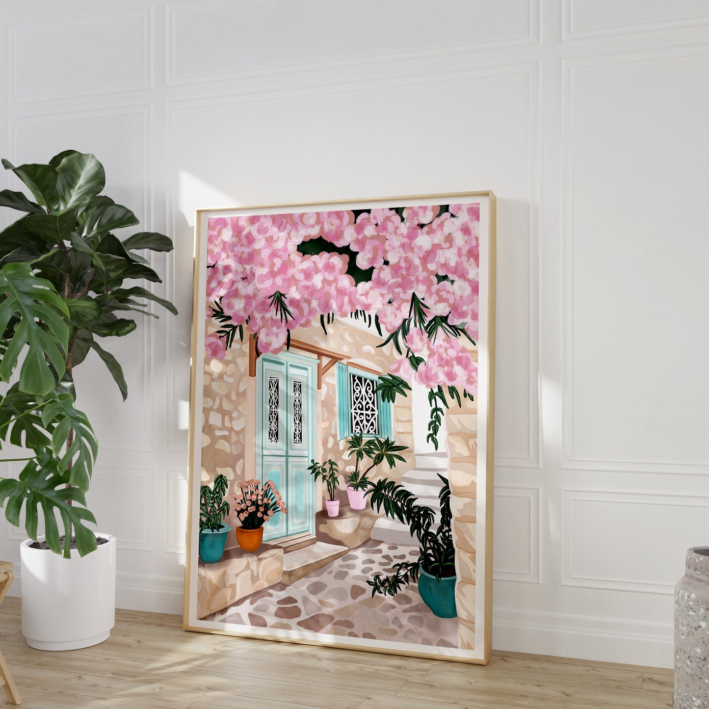 Spanish / Greek wall art