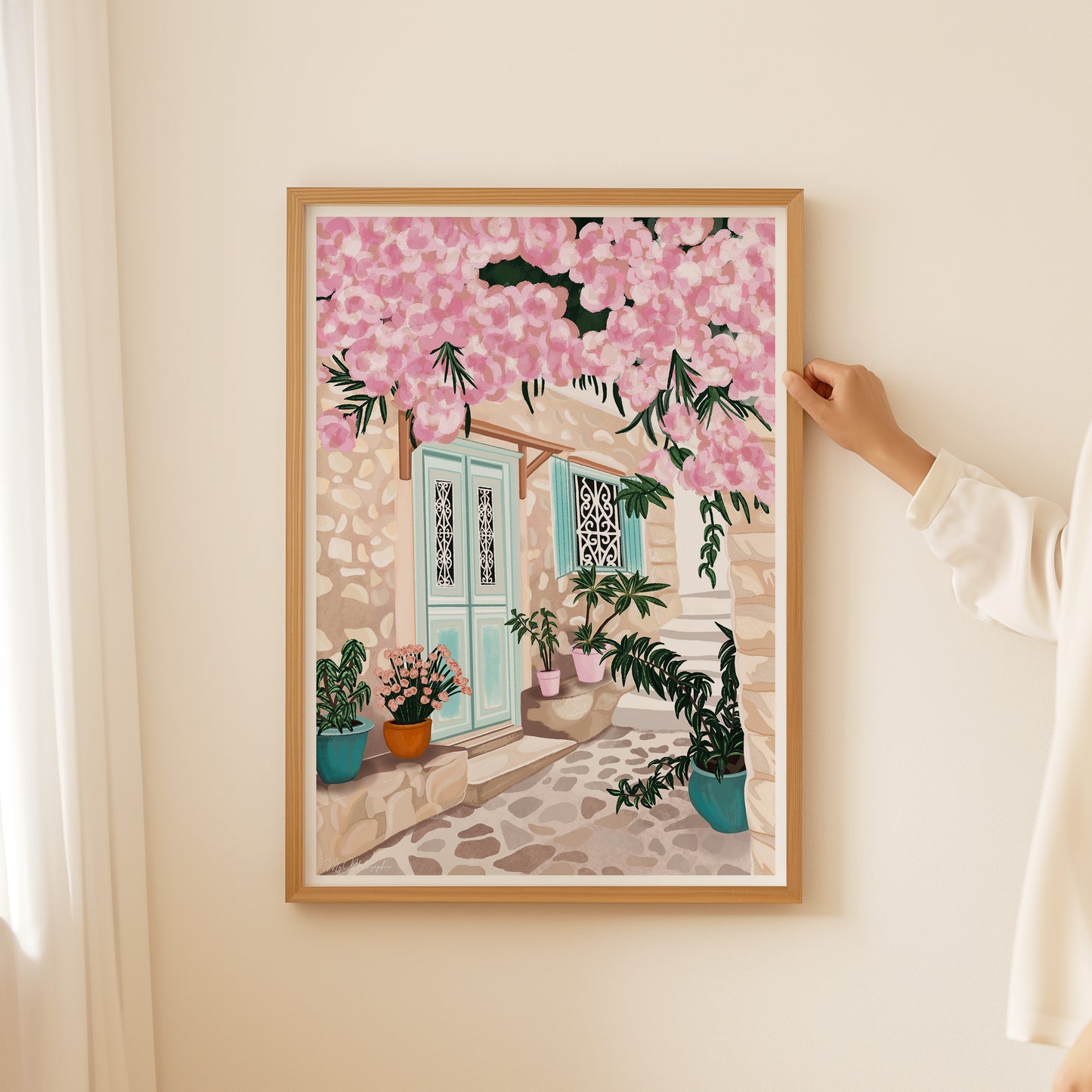 Spanish / Greek wall art